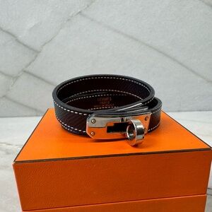 Hermes Kelly Double Tour Wrap Bracelet